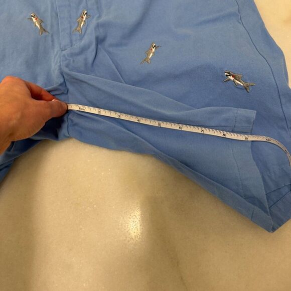 Castaway Nantucket Island Blue Shorts with Sharks - Picture 9 of 10